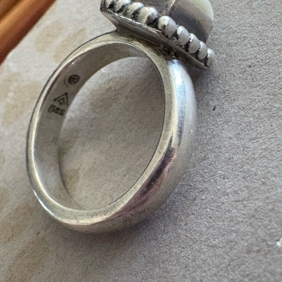 Silpada Sterling Silver Ring with White Pearl - Picture 7 of 7